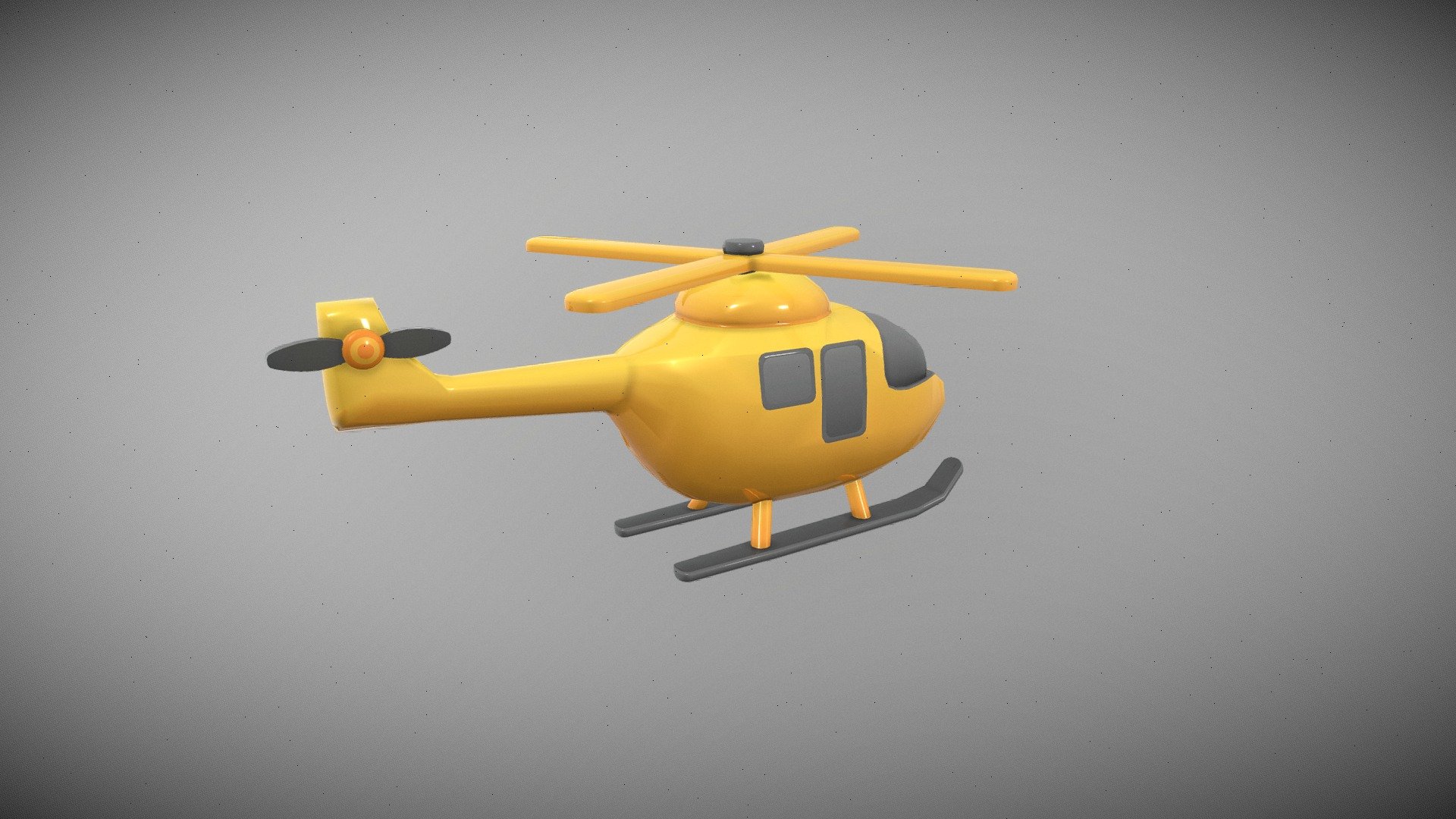 Low Poly Hyper Casual Single Textured Helicopter Model With Animations.

Modeled in 3DS MAX.
Animated In MAYA.

Contact.
Raeesdanyal@gmail.com - Hyper Casual Helicopter Animated - 3D model by Raees (@raeesdanyal) 3d model