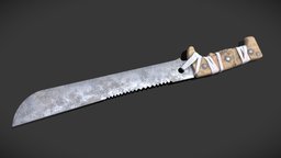 Machete machete, melee, sharp, survival, weaponry, cutting, bladed, weapon, knife, weapons, military, sword, blade