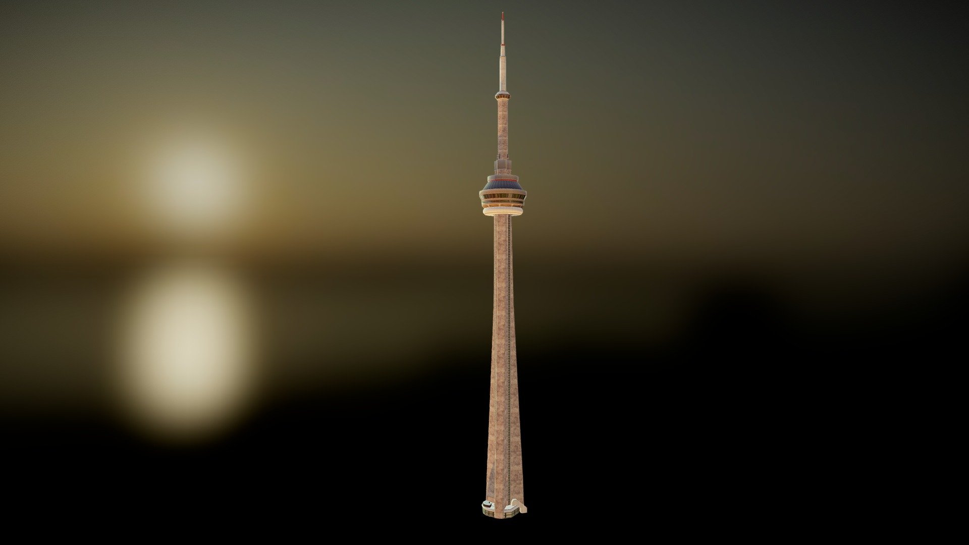 Gula's CN Tower - Download Free 3D model by gula 3d model