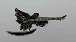 Death Angel Guitar guitar, metal, fantasy