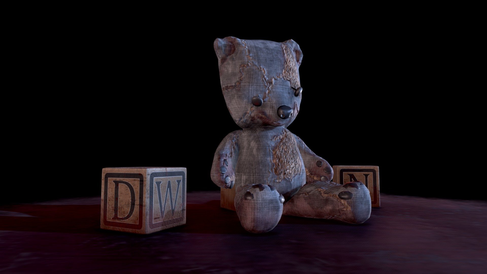 Something's off about this toy - Creepy Ted - 3D model by renceed 3d model