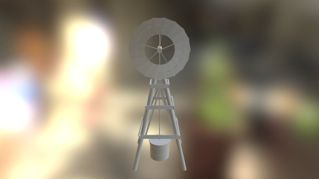 Prop Project - Part 2 - Wild-West Windmill - 3D model by Joe Casali (@FunyarinpaBackup) 3d model
