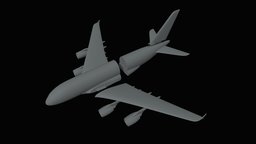 AIRBUS A-380 SCALE 1:200 PRINTABLES STL FILES airbus, a380, a380-800