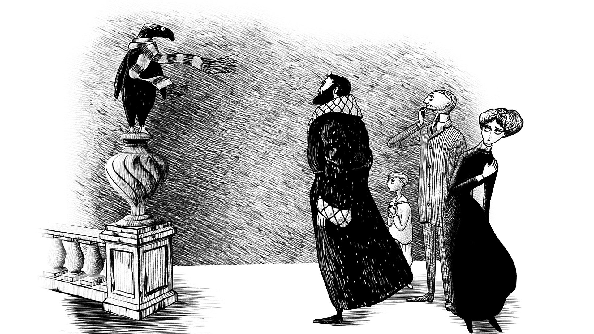 I love Edward Gorey's dark and humorous stories. In particular, &ldquo;The Doubtful Guest