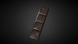 Chocolate bar candy, sweet, substancechocolate, substancepainter, substance, painter, pbr