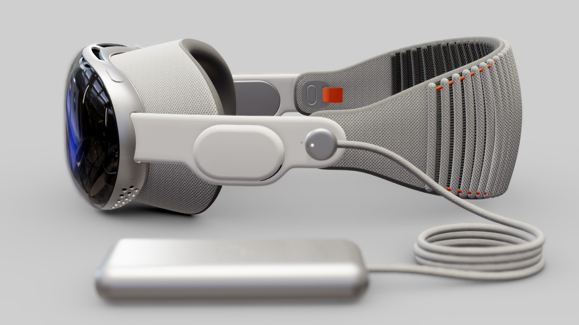 High detailed 3d model of the upcoming mixed-reality headset Apple Vision Pro 

The model was created originally in Blender 3.5 

The model has clean and optimized geometry

Polys: 118,400  Verts: 123,900  Tris: 239,500

Included 3D formats in the additional file:

BLEND / FBX / OBJ / GLB / GLTF - Apple Vision Pro - Buy Royalty Free 3D model by Rossty (@rossty3d) 3d model
