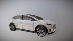 Tesla MODEL X [Animation] wings, tesla, modelx, vehicle, car, animation