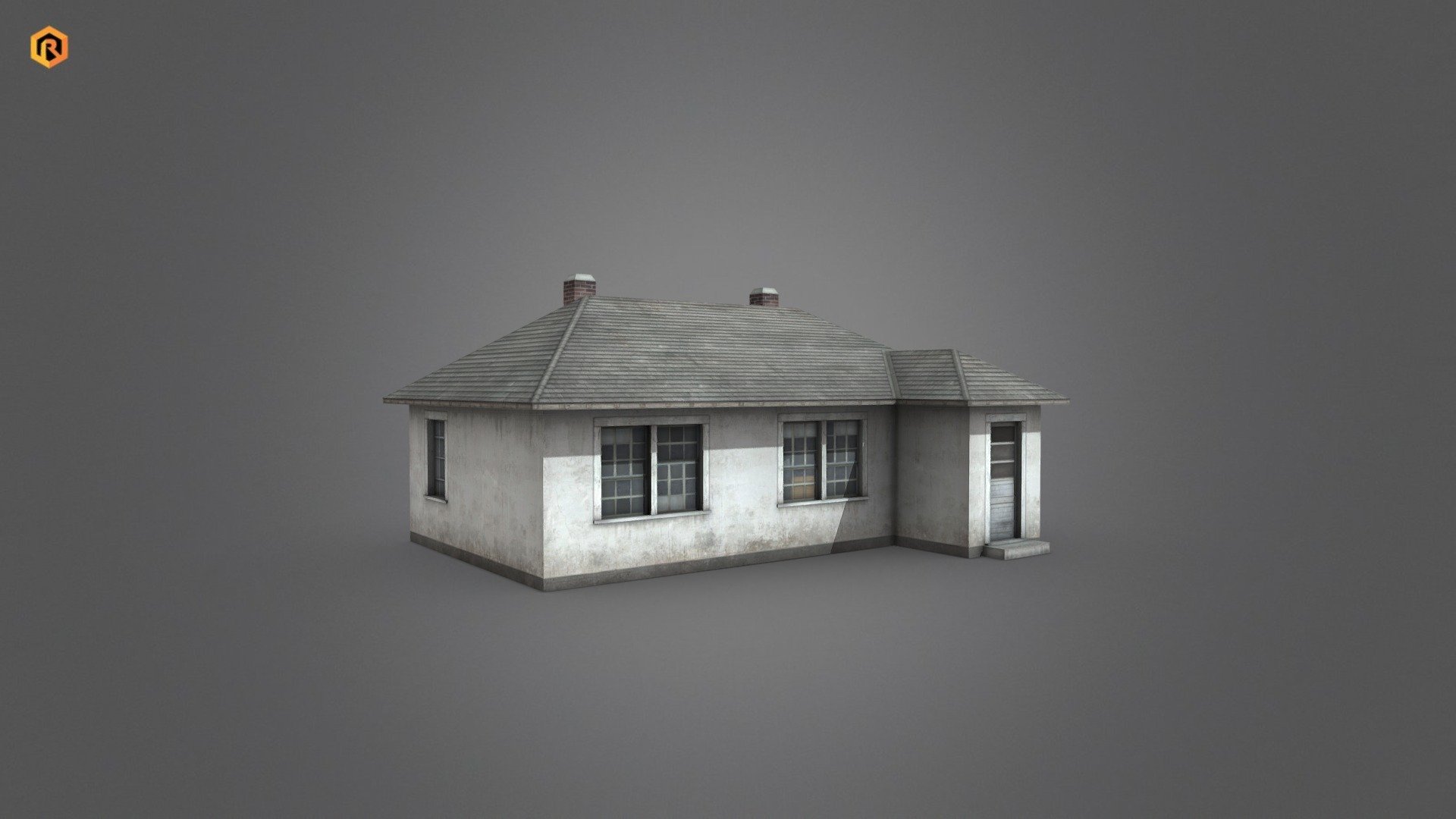 Low-poly 3D model of Residential House.

It is best for use in games and other VR / AR, real-time applications such as Unity or Unreal Engine. 

It can also be rendered in Blender (ex Cycles) or Vray as the model is equipped with proper textures.   

You can also buy this model in a bundle: https://skfb.ly/owqyZ

Technical details:  




2048 x 2048 Diffuse and AO textures

570 Triangles

310 Polygons

366 Vertices

Model is one mesh

Model completely unwrapped   

All nodes, materials and textures are appropriately named   

Lot of additional file formats included (Blender, Unity, Maya etc.)   

More file formats are available in additional zip file on product page.

Please feel free to contact me if you have any questions or need any support for this asset.

Support e-mail: support@rescue3d.com - Residential House - Buy Royalty Free 3D model by Rescue3D Assets (@rescue3d) 3d model