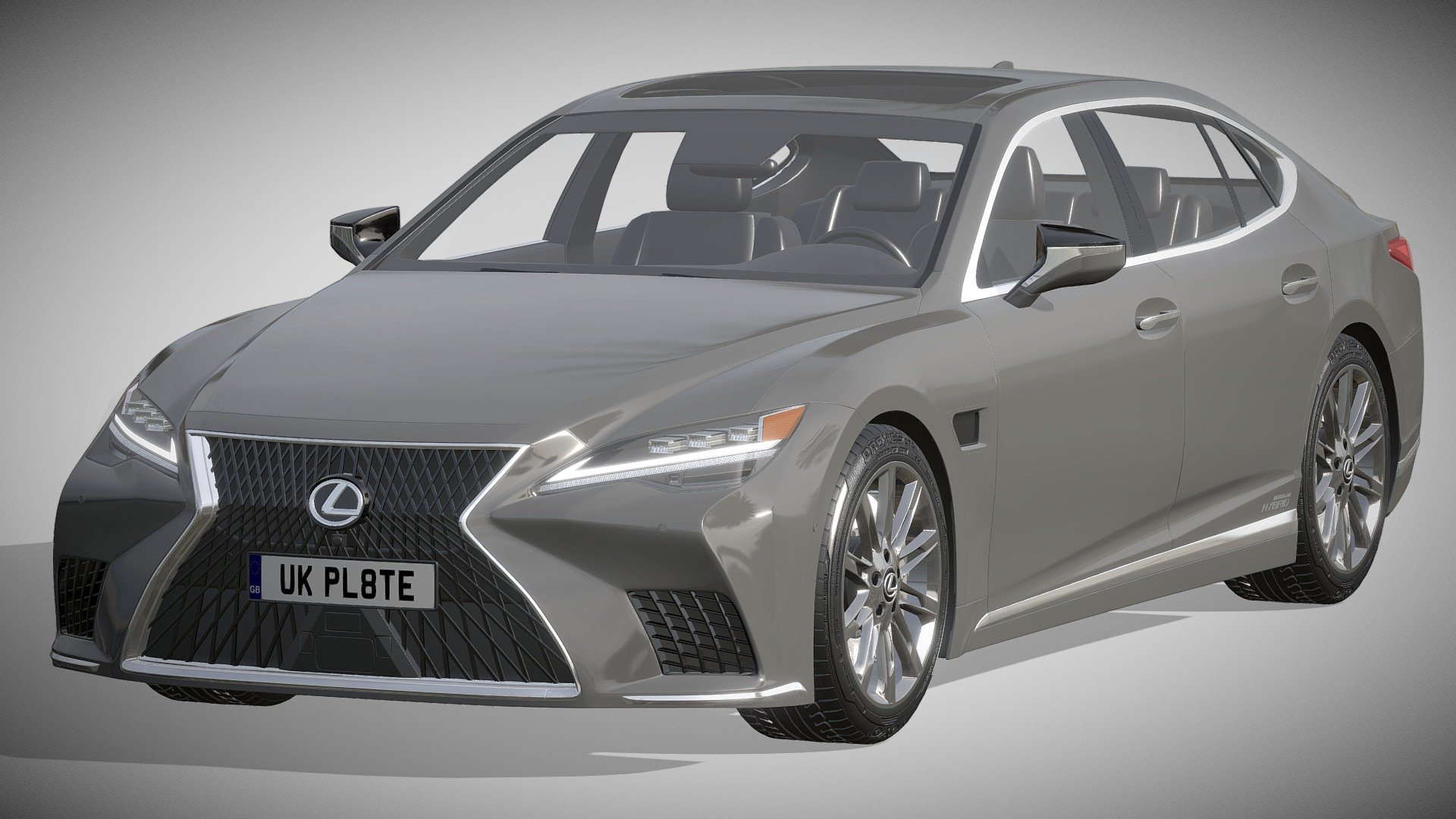 Lexus LS500h Hybrid 2022

https://www.lexus.com/models/LS-hybrid

Clean geometry Light weight model, yet completely detailed for HI-Res renders. Use for movies, Advertisements or games

Corona render and materials

All textures include in *.rar files

Lighting setup is not included in the file! - Lexus LS500h Hybrid 2022 - Buy Royalty Free 3D model by zifir3d 3d model