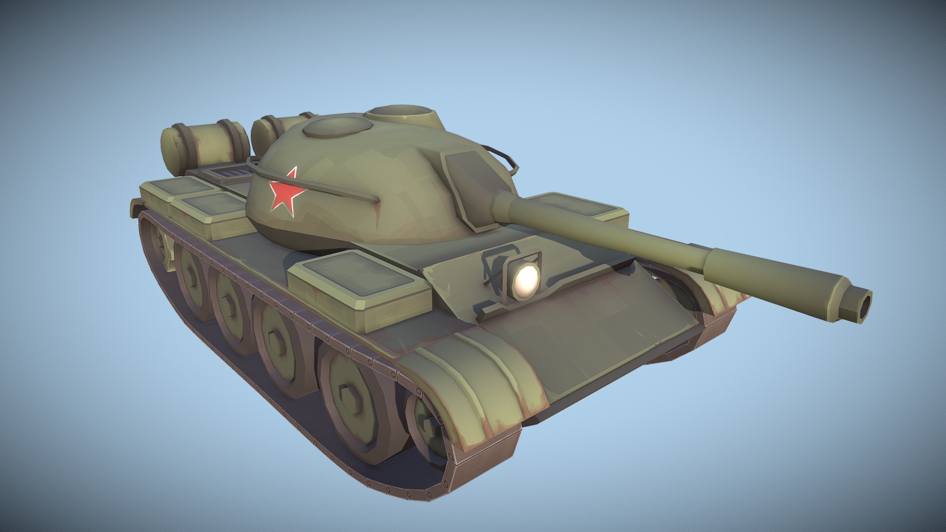 A Tank from my Prop Pack in the making - TF2 Soviet Tank - 3D model by Denis V (@xb33) 3d model
