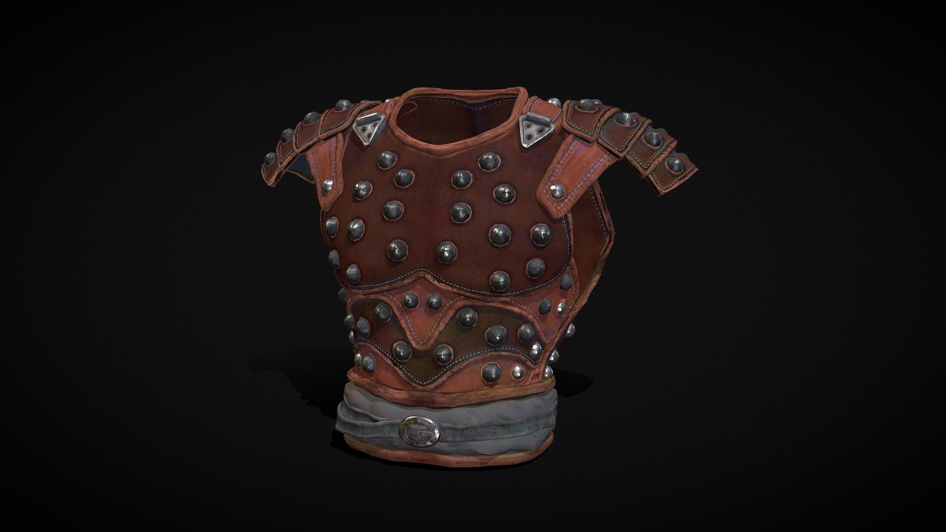 Made for Faes AR an #RPG #AR #Game #app a Studs Thief Armor with #zbrush #Maya #substancepainter and #marmoset if you want commission works for games, 3d print or argames I can do it 3d model