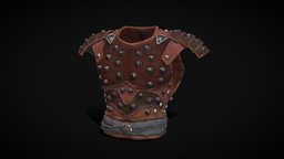 Studs Thief Armor armor, fanart, armour, medieval, unreal, freelancer, thief, fable, lowpolyart, lowpoly-gameasset-gameready, lowpolymodel, unity, game, gameart, fantasy, noai, thiefarmor