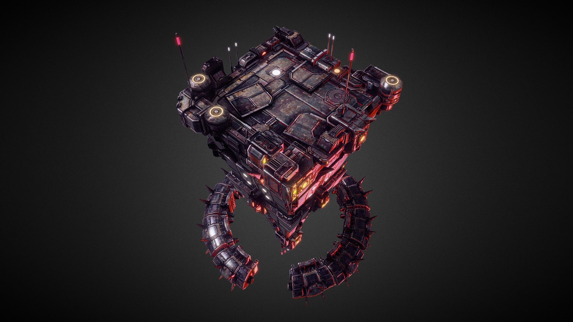 In-game model of a mothership belonging to the Screechers pirate NPC faction.



Learn more about the game at http://starfalltactics.com/ - Starfall Tactics — Screechers mothership - 3D model by Snowforged Entertainment (@snowforged) 3d model