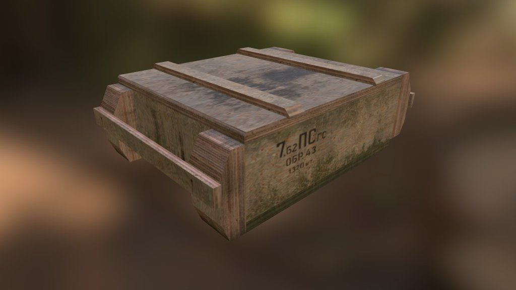 Ammocrate - 3D model by moozzbvd 3d model
