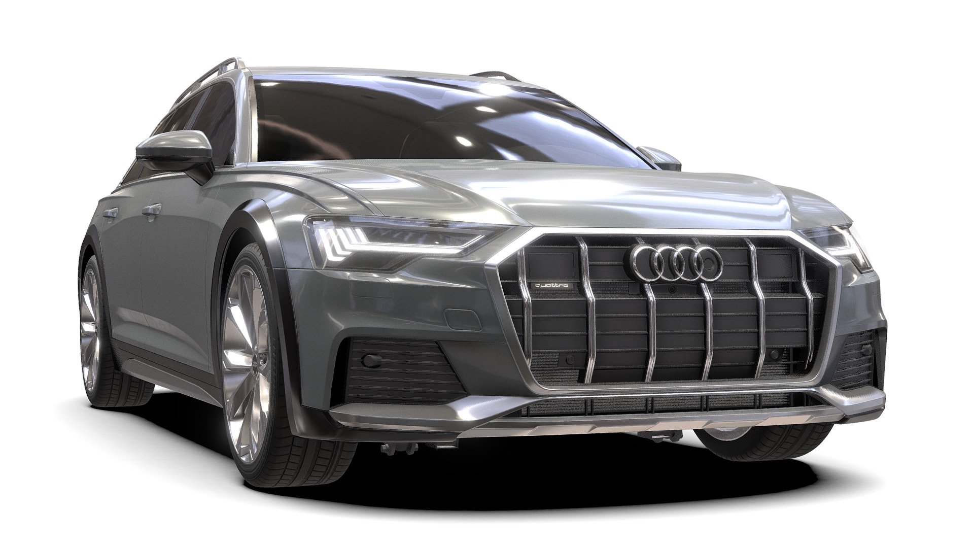 Audi A6 Avant Allroad 2020 - 3D model by autoactiva 3d model