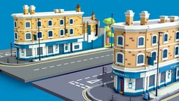 FM Polygon UK The Brookmill london, pub, event, british, landmark, travel, england, mobilegame, unity, unity3d, game, lowpoly, blender3d, building, fmpolygon, thebrookmill, frozenmist