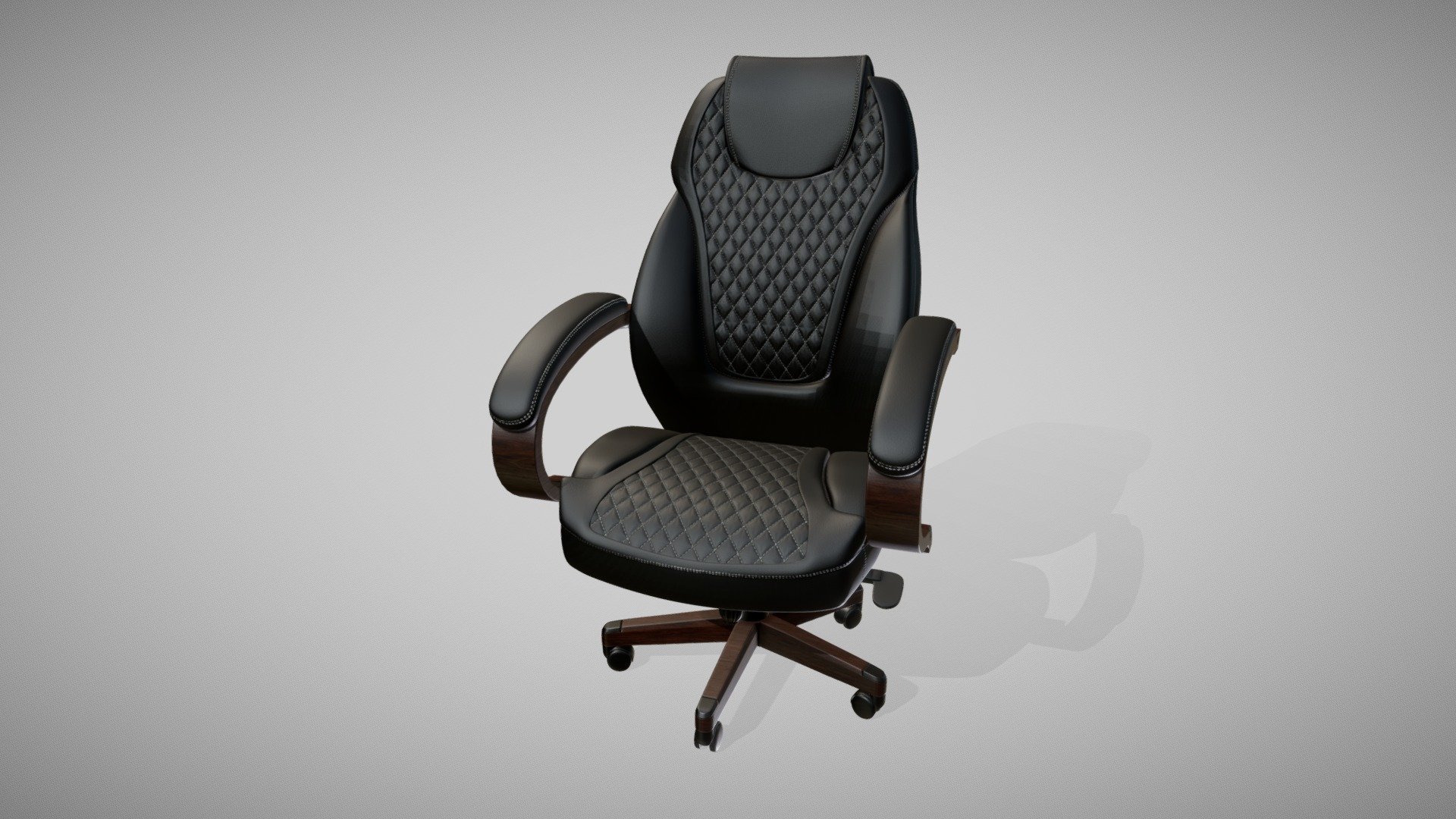 This is a high poly model of the Office chair. This was done with Blender.

The zip file includes same models in fbx, dae, blend, obj formats and textures.

The object is ready to use in your visualizations.

See my renderings and details here: https://www.behance.net/gallery/73885327/Chairs-%28Chairman%29 - Office chair - 3D model by Ekaterina (@kattynote) 3d model