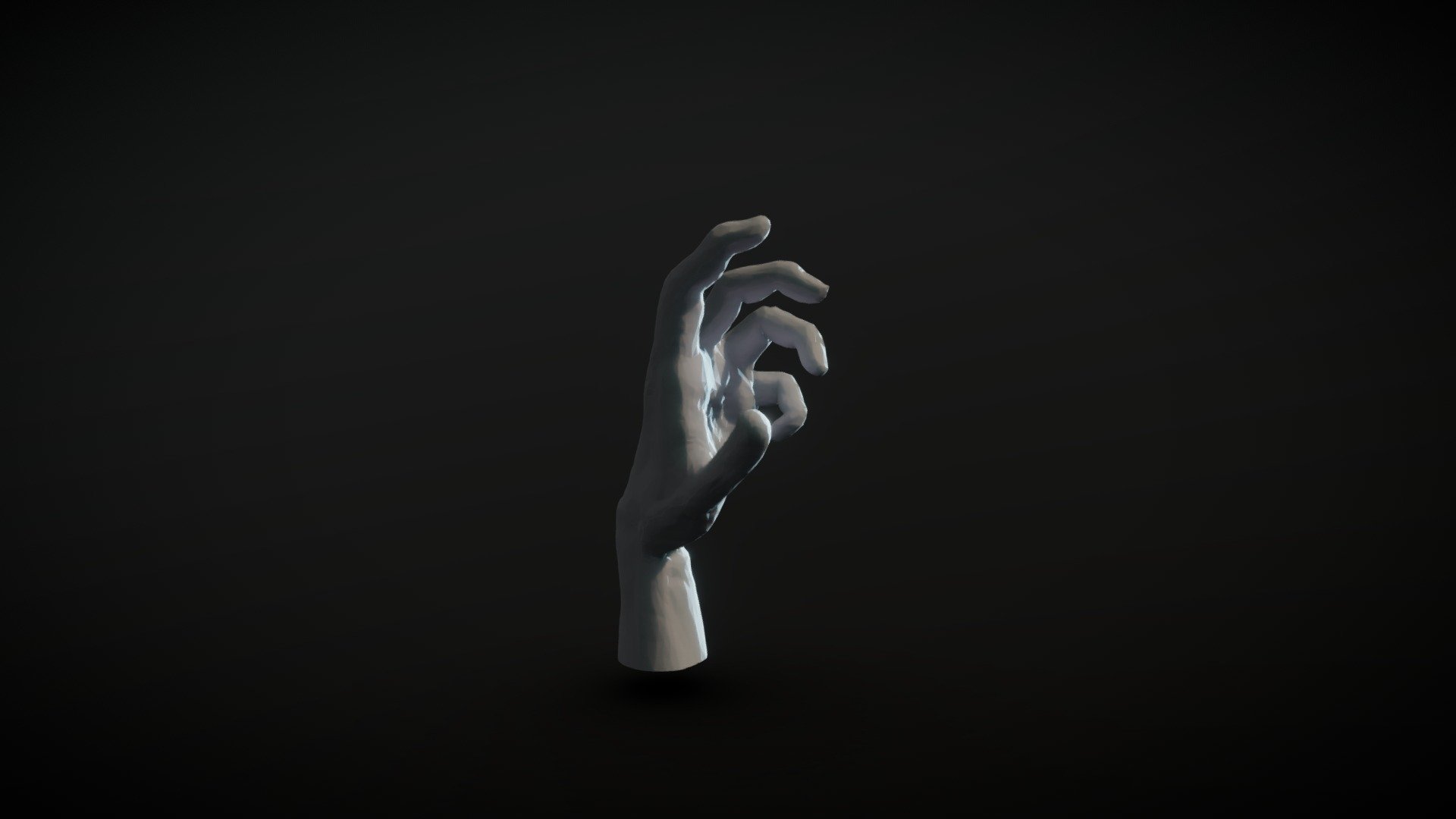 Hand Pose - 3D model by plasmaernst 3d model