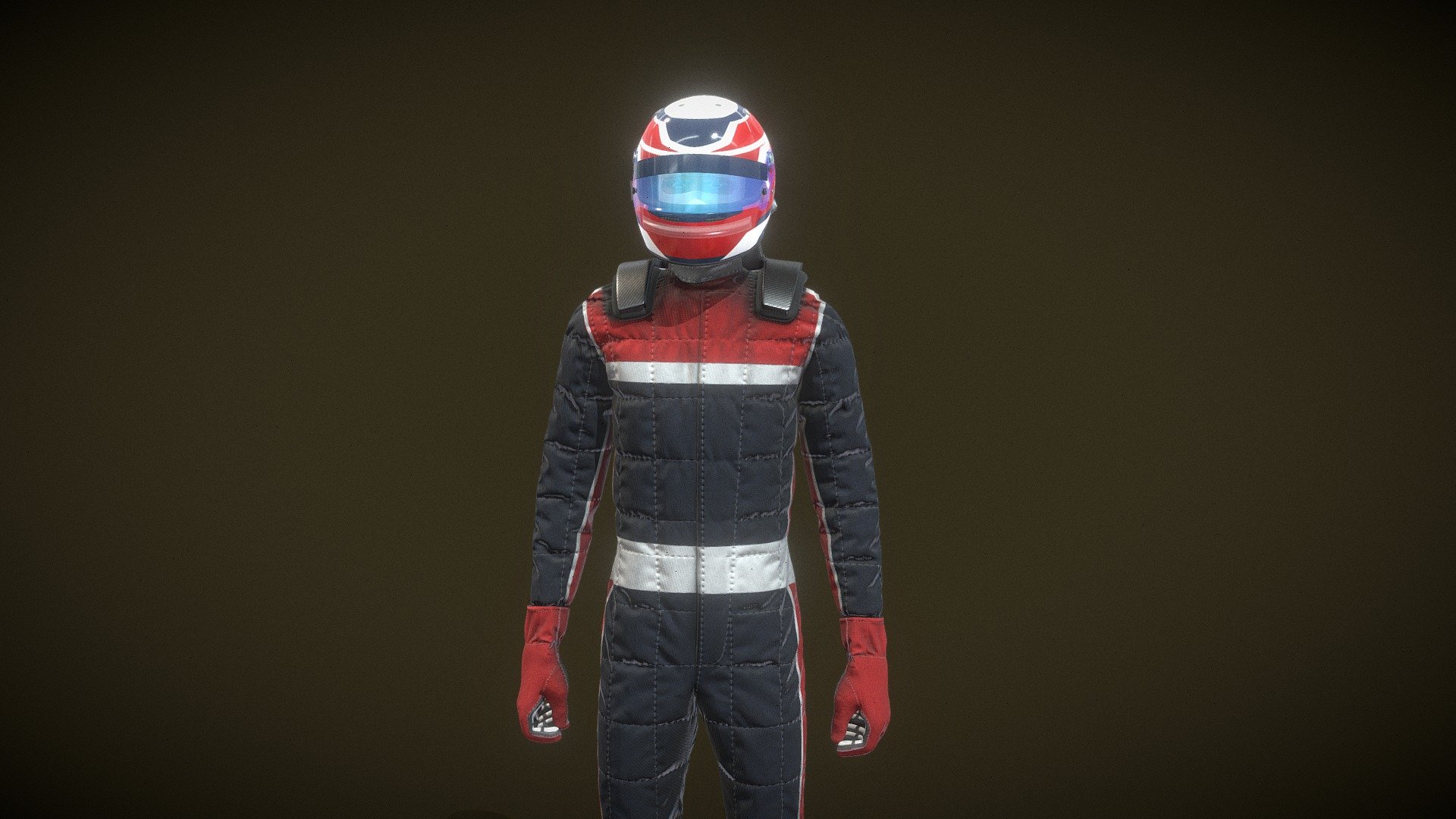 Rally Driver (rigged in Blender)

The model is mid poly but I recommend to smooth it one more time when rendering for close shots. Textures are 4096px 3d model