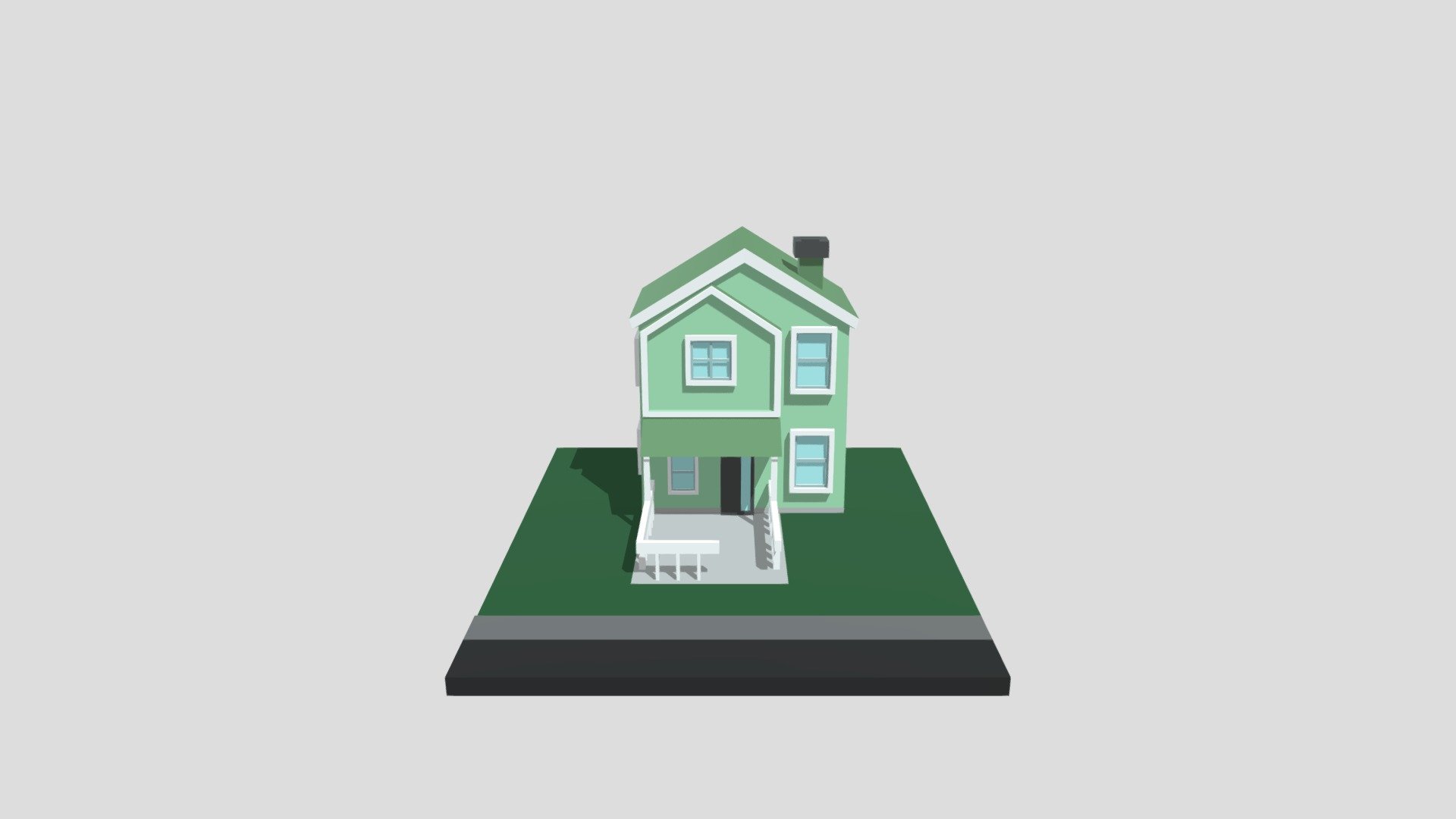 Green House - Download Free 3D model by Esbosan 3d model