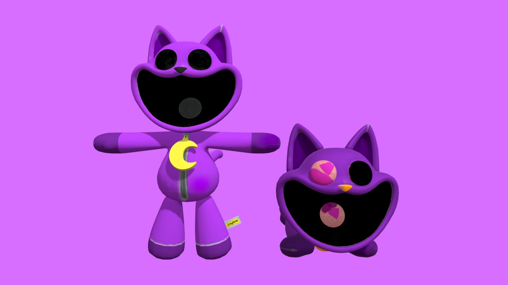 Catnap Plush The Hour Of Joy Poppy Playtime 3 - Download Free 3D model by TOY WAR (@toywar.com) 3d model