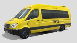 Mercedes Sprinter Hertz livery bus, mercedes, delivery, sprinter, car, hertz