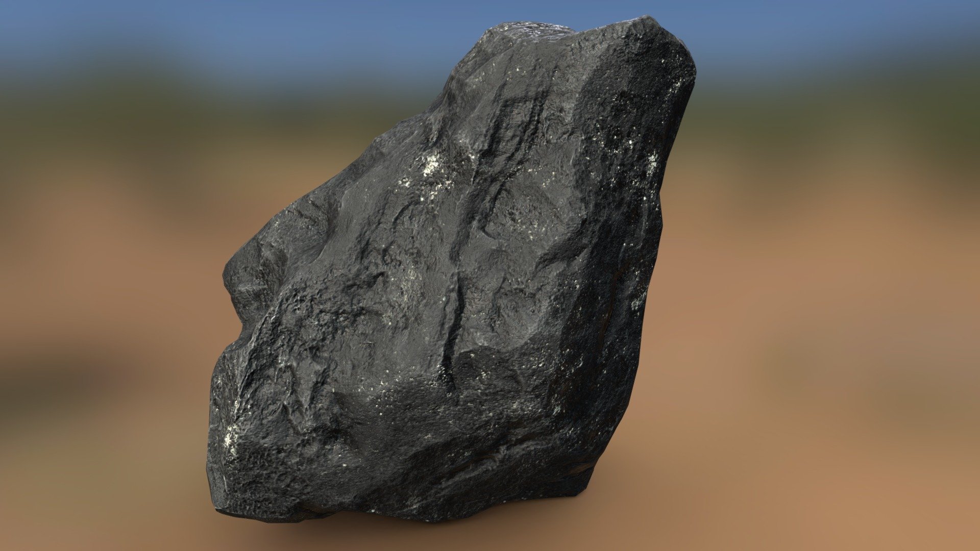 Here is a realtime coastal rock. Partially wet / moisture in crevices. This is meant to be used in coastal scenes where sea is near. Can be also in volcanic scenes as this type of blackish rock is often near volcanoes.

Available in Turbosquid:
-link removed-

Originally sculpted in ZBrush and then retopologized and textured using Substance Designer 3d model