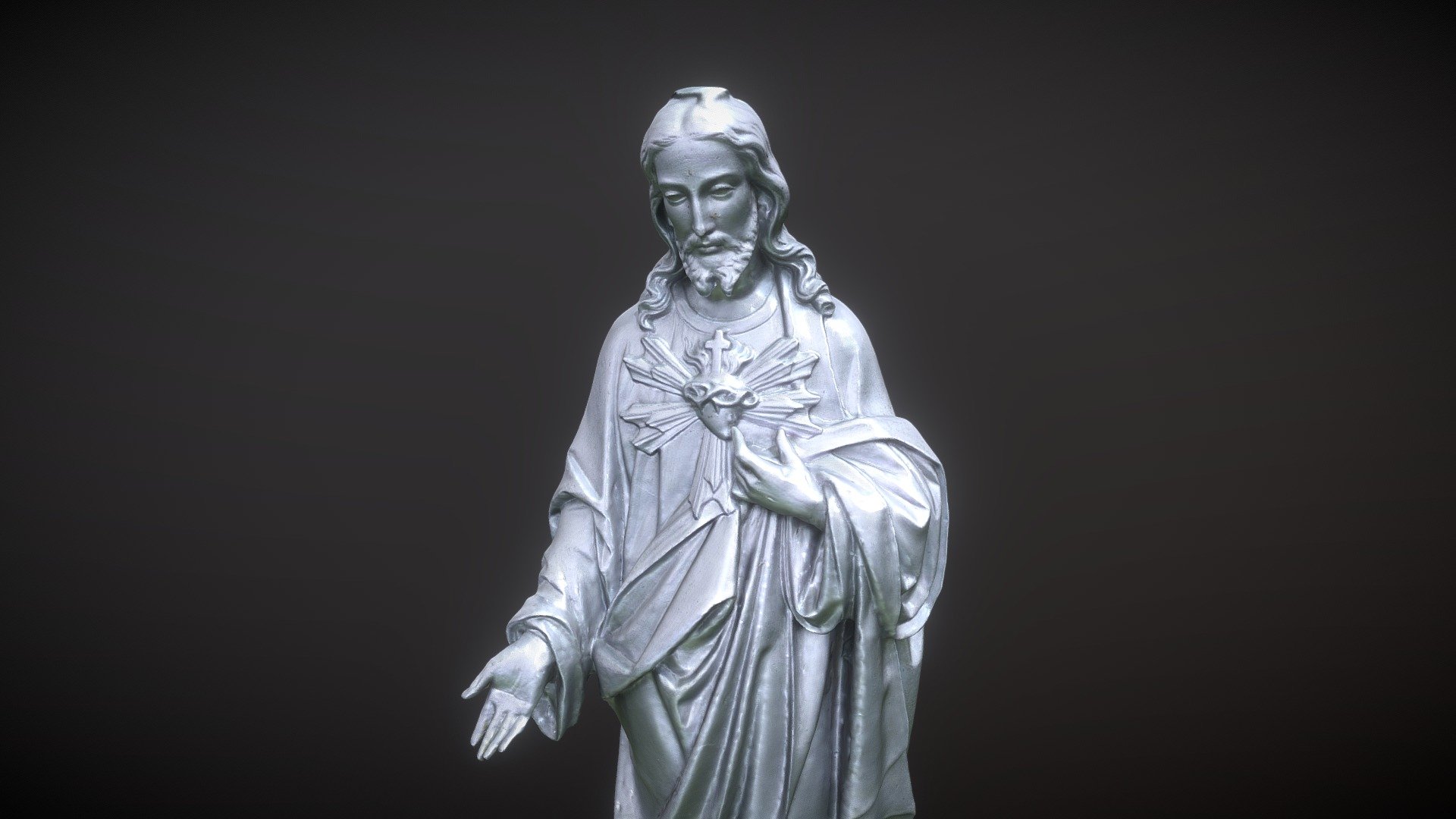 3D scan of Jesus statue 

(same building as this one : https://skfb.ly/6YF8X ) - Jesus Christ Statue - Buy Royalty Free 3D model by amcgi 3d model