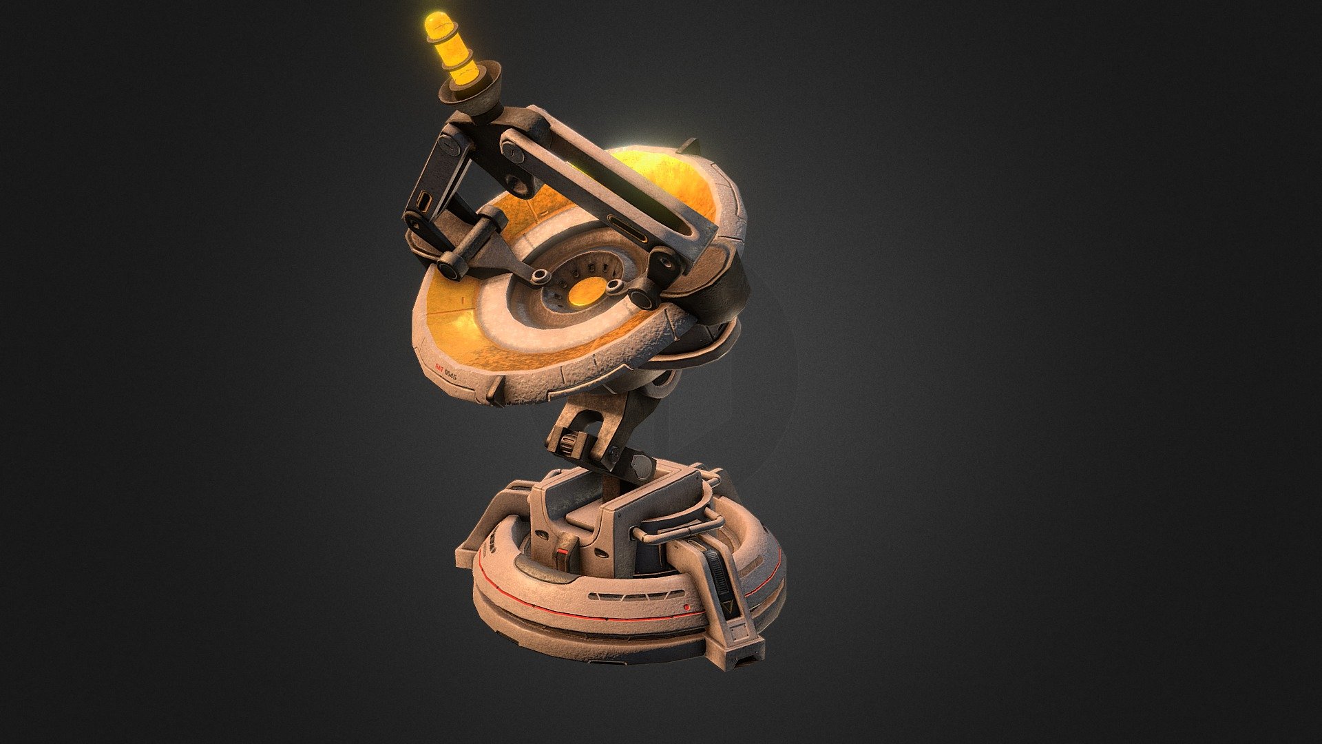This is a fan art work. The concept is from Blizzard Overwatch. The modeling was done on 3ds Max,and textured on Substance Painter Hope you all enjoy! - Radar Horizon - 3D model by Alahyla 3d model