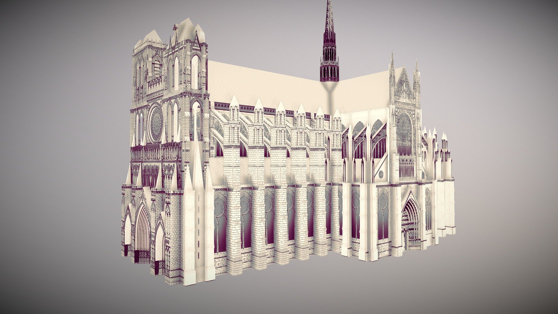 Download includes access to photo textures and source files in SKP and KMZ formats.

Annotations courtesy of Professor Stephen Murray 

This model of Amiens Cathedral is built for use in Columbia University's Art Humanities curriculum

Learn More - Amiens Cathedral - Buy Royalty Free 3D model by Myles Zhang (@mdzhang) 3d model