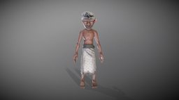 Mede, The Guide realtime, culture, gamedev, bali, game-ready, game-character, game-assets, balinese, fantasycharacter, character, gameart, characterdesign, fantasy, gameready, balinese-style