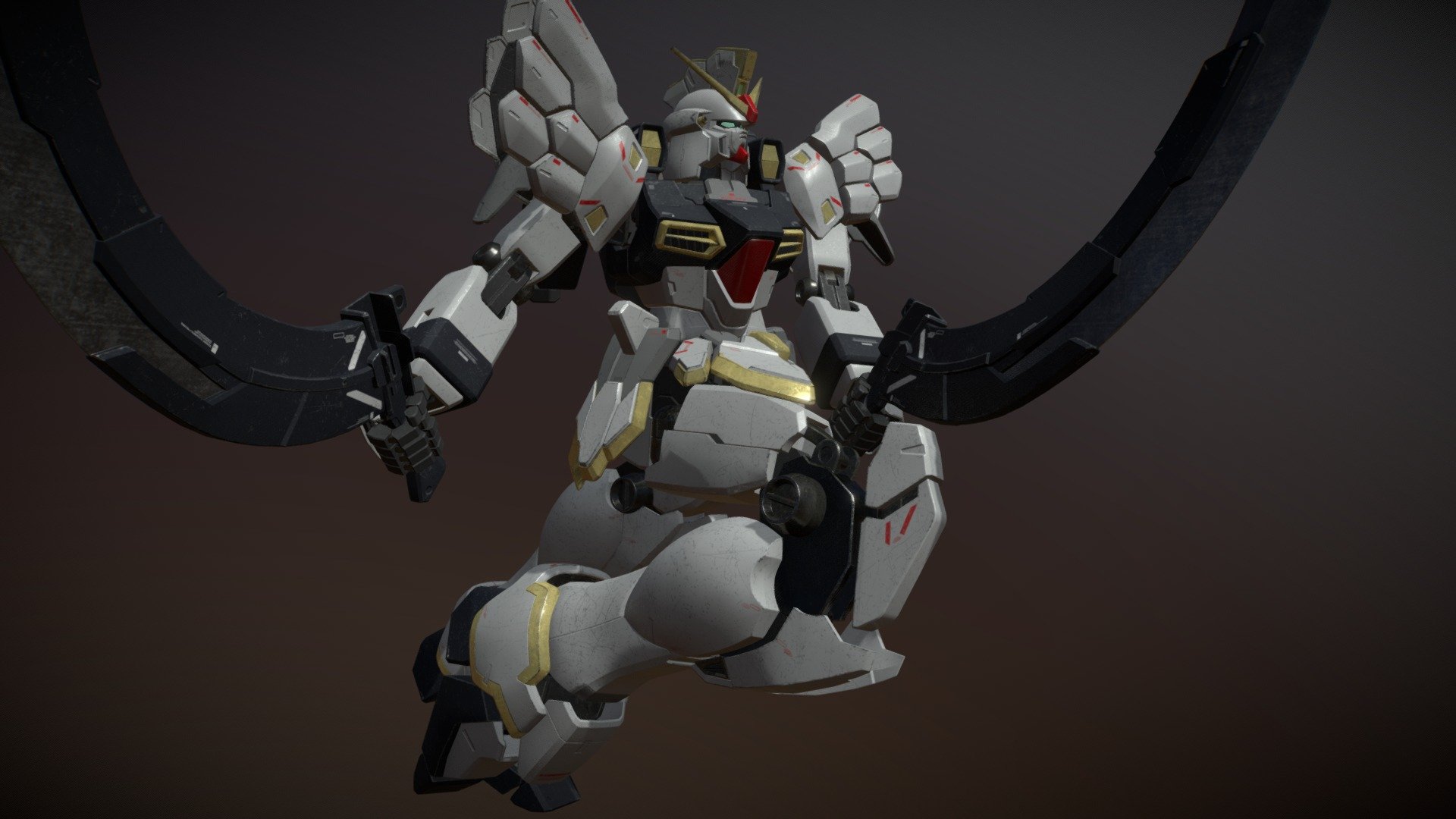 EW Sandrock Gundam - 3D model by FCGplace 3d model