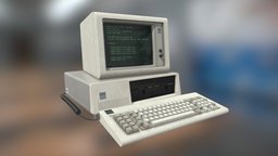 IBM 5150 Personal Computer computer, pc, vintage, electronics, 80s, dos, ibm, 5150