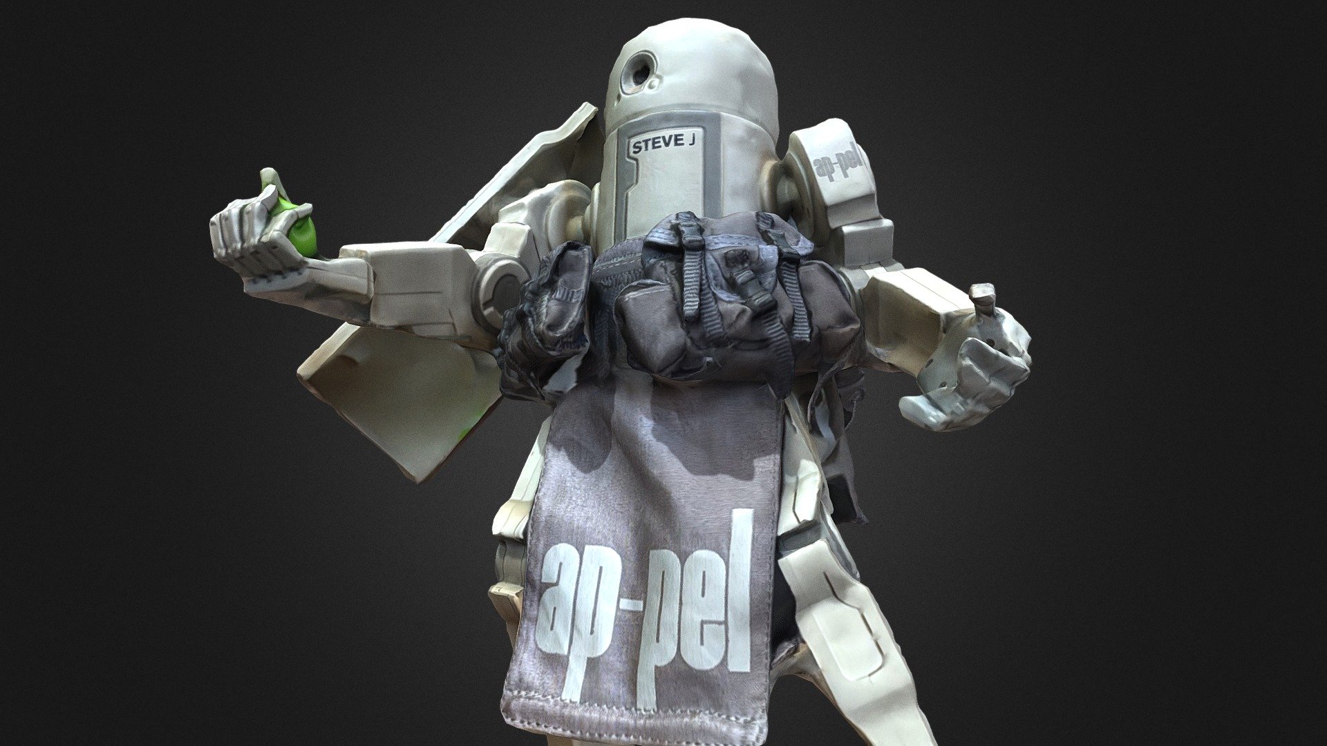 Action Figure - Ashley Wood World War Robot - 3D model by artursadlos 3d model