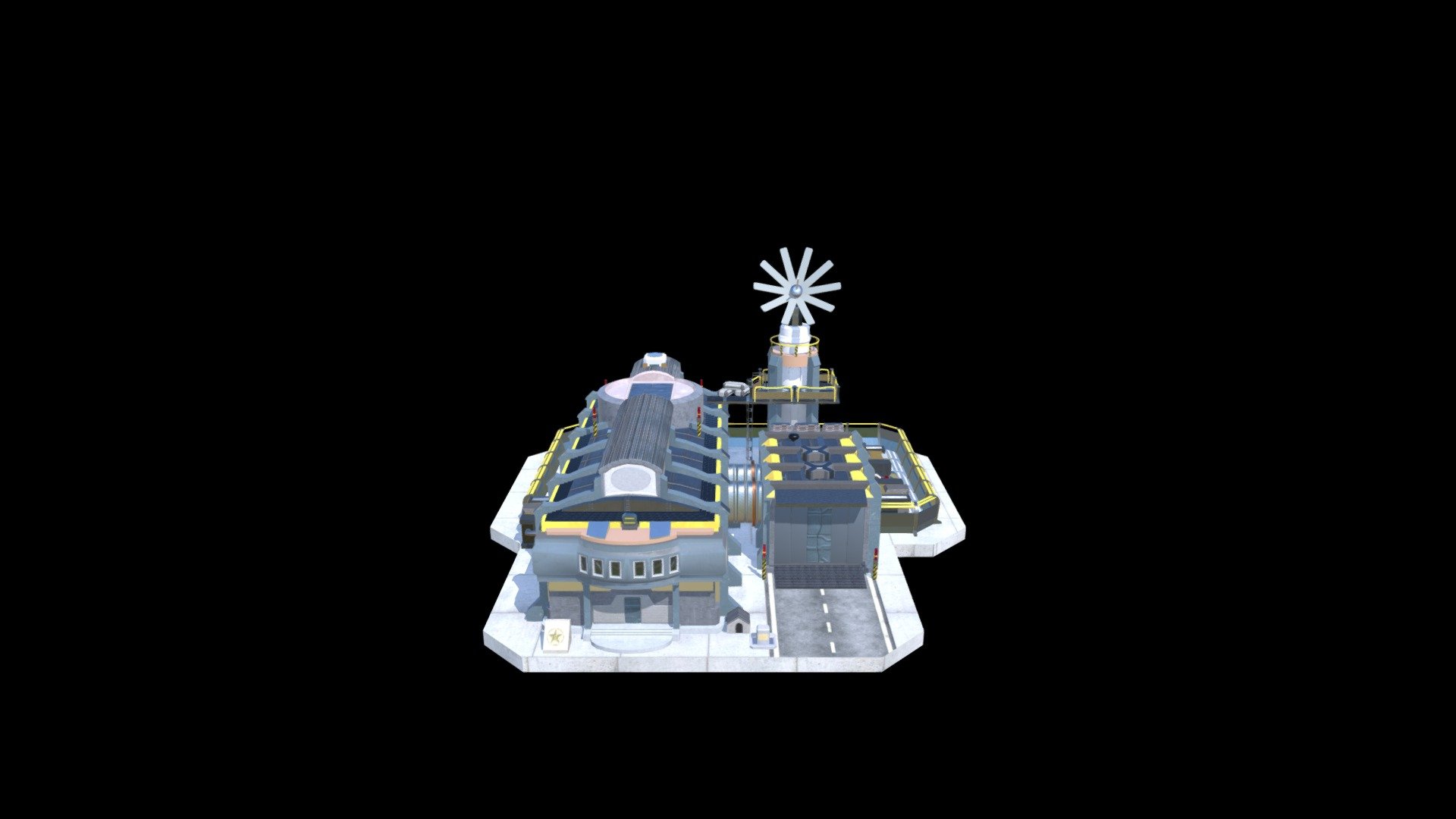 EU Command Center 100 - 3D model by papashanorm 3d model