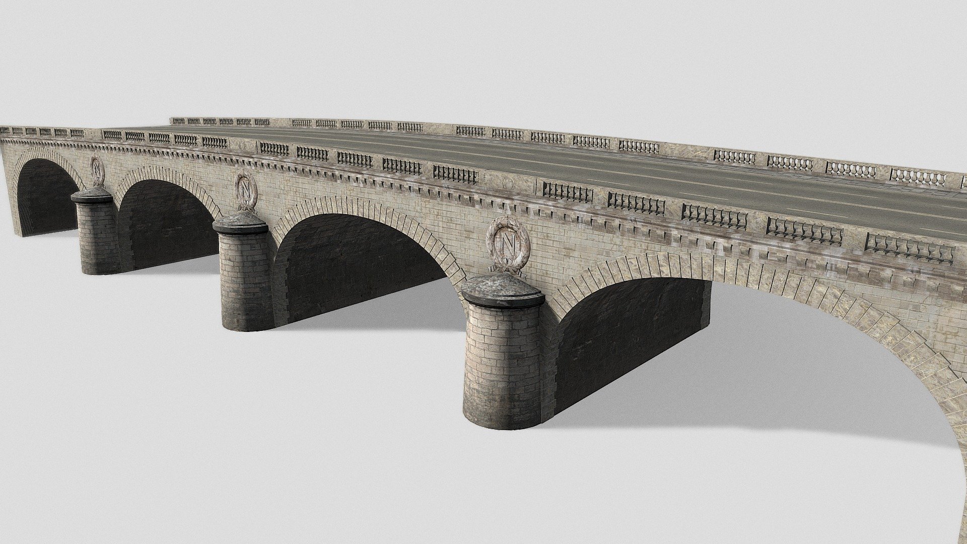 Seine bridge - Buy Royalty Free 3D model by Izat Abdraimov (@izatabdraimov) 3d model