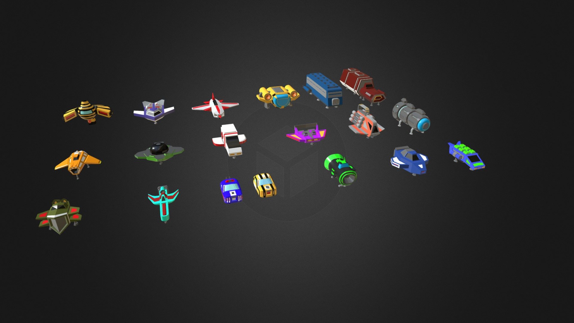 This is my first pack of lowpoly spaceships cartoon style.

Atras texture 3d model