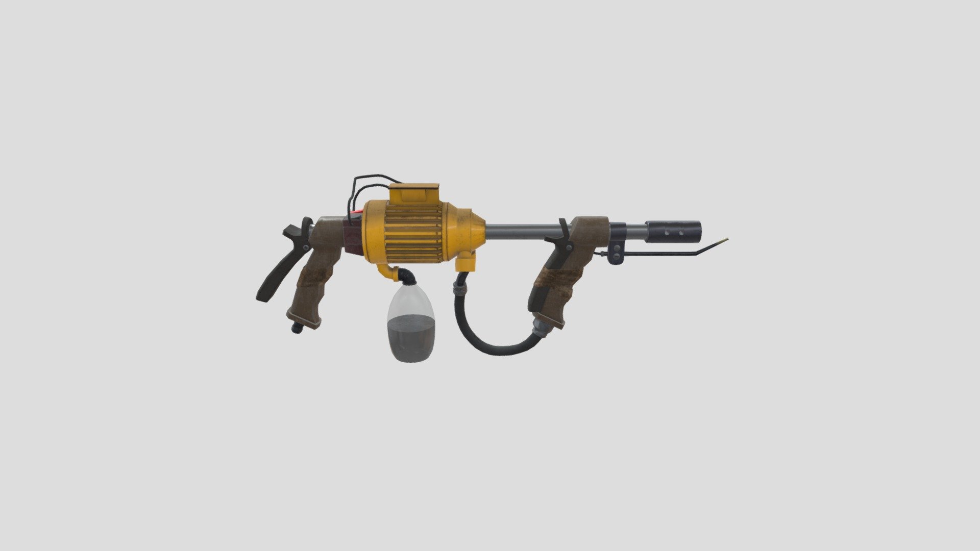 Fire_Spray_gun modeled in maya and textured in substance painter.
game use 3d model