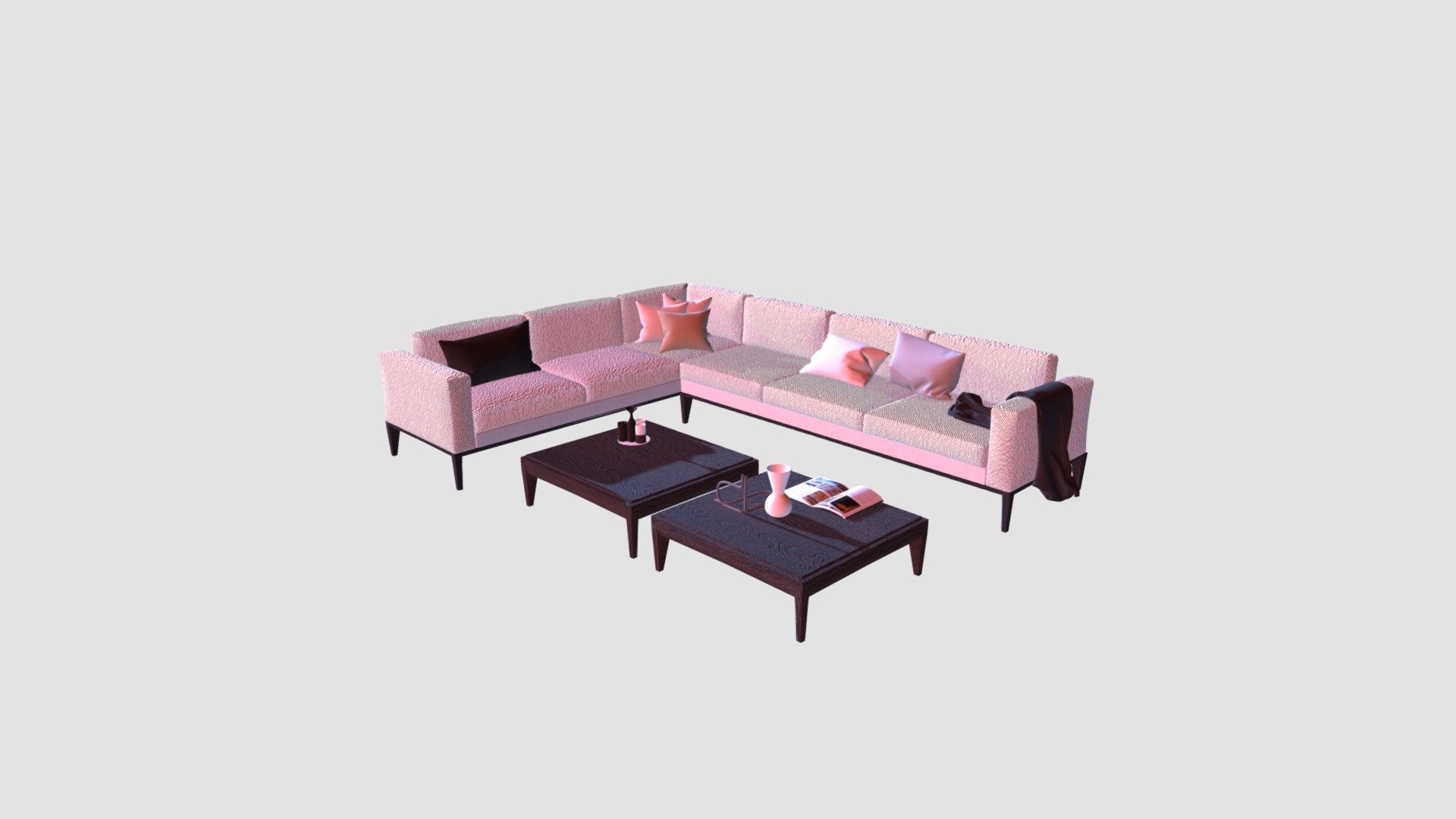 Highly detailed 3d models of furniture with all textures, shaders and materials. It is ready to use, just put it into your scene 3d model