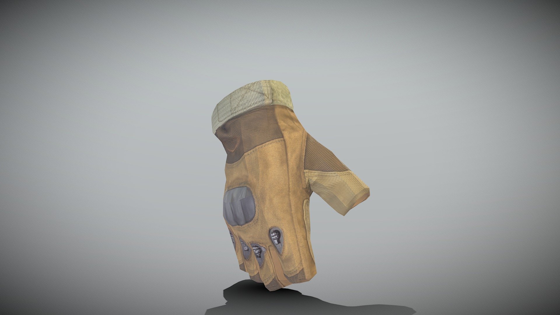 This is a true human size and detailed model of half finger leather military gloves in sand colour. The product is ready for immediate use in architectural visualisations, for further render and detailed sculpting in Zbrush.

Technical specifications:




digital double scan model

low-poly model

fully quad topology

sufficiently clean

ready for subdivision

8K texture color map

non-overlapping UV map

PBR textures 4K/2K resolution: Normal, Displacement, Albedo maps

in this package you will also get a high-poly (.ztl tool) of raw 3d scanned model in zBrush, thus you’ll be able to make a super-cool editing of the purchased product

Download package includes OBJ and FBX files, which is applicable to 3ds Max, Maya, Cinema 4D, Unreal Engine, Unity, Blender, etc.

3D EVERYTHING

Stand with Ukraine! - Half finger military leather gloves 07 - Buy Royalty Free 3D model by deep3dstudio 3d model