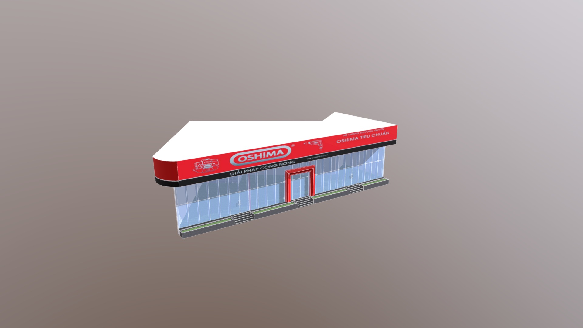 SHOWROOM CAO HUNG - 3D model by luuhanhung 3d model