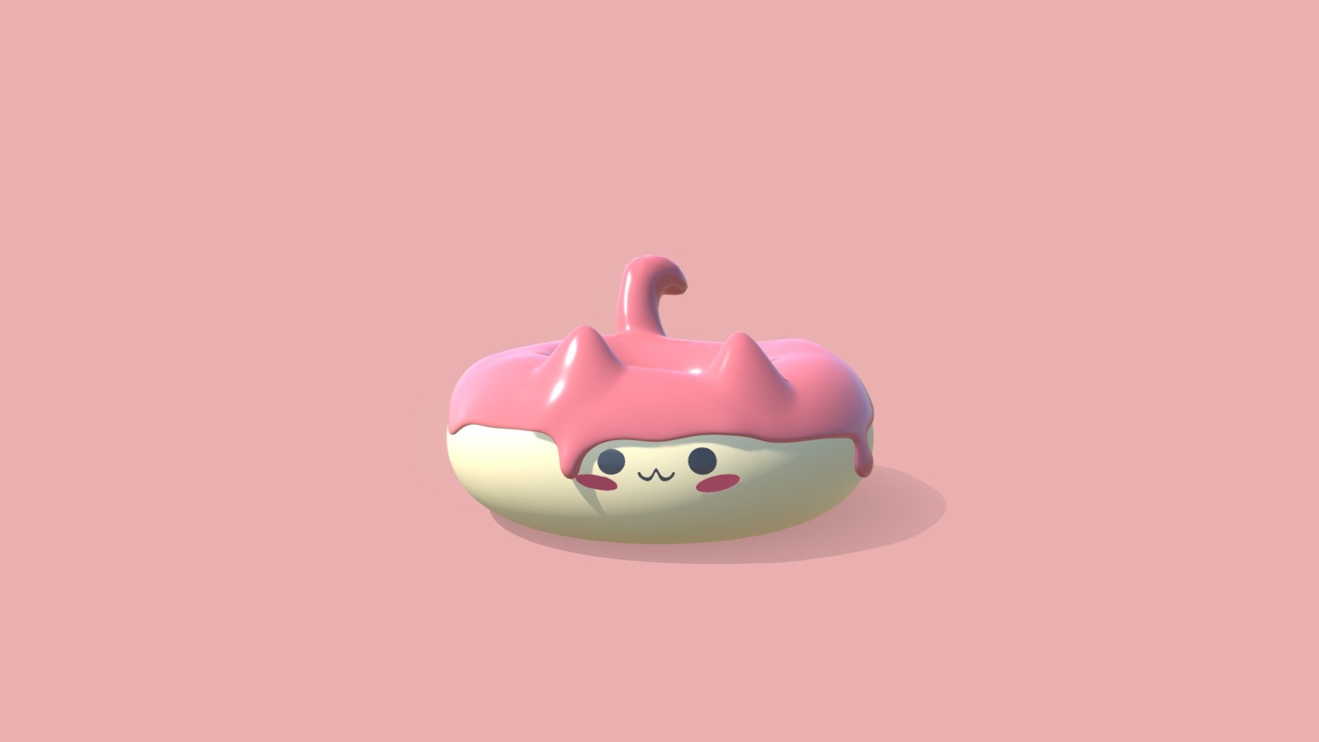 Hello! Still training! :3 - Donut Cat! - Download Free 3D model by Cresis 3d model