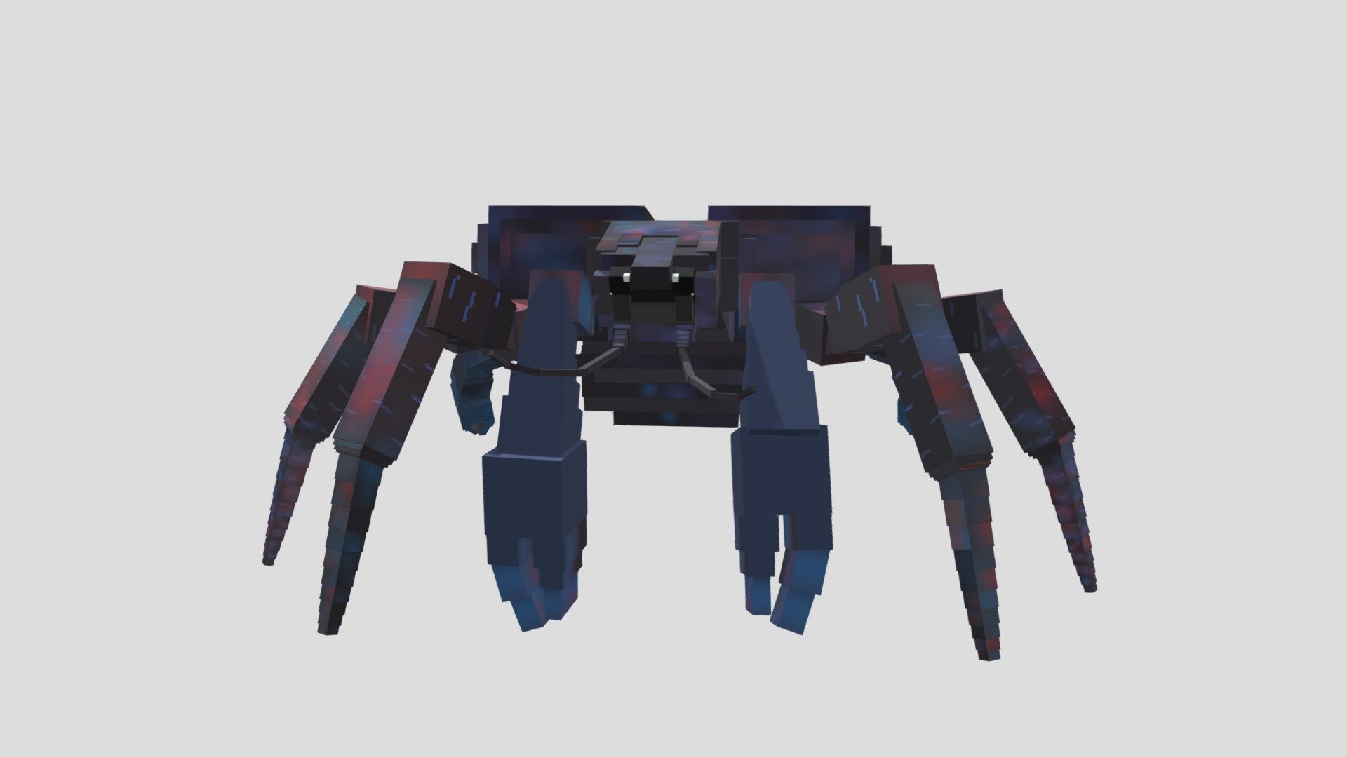 A coconut crab model made using blockbench. It comes with 5 custom animations and a custom texture. A custom hit box would need to be made in blockbench for it in order for it to be used for Model Engine, otherwise its good to go. (the hit box did funny when I exported it into sketch fab for some reason) - Coconut Crab - Download Free 3D model by GlacierArts (@Arct3D) 3d model