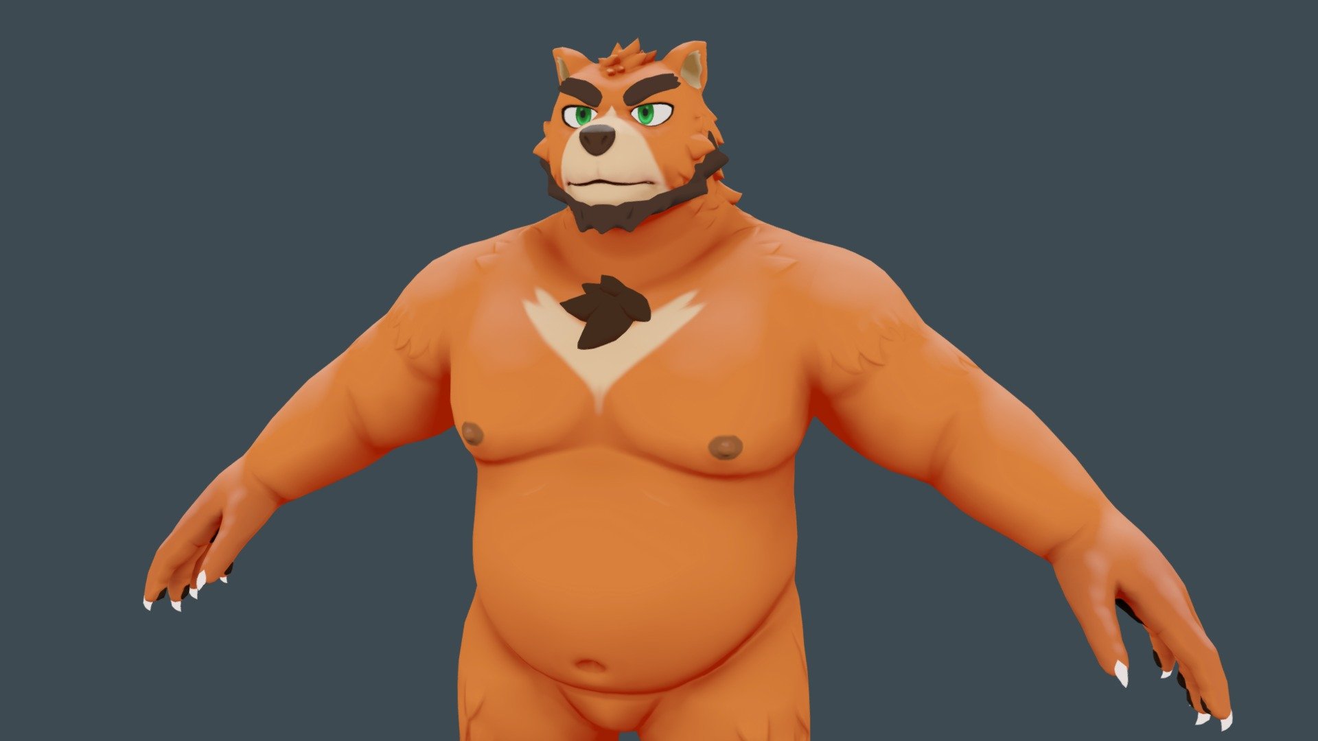 3D model comissions - Bear (furry) - 3D model by Morcer_Chang (@YiMuk.Morcer) 3d model