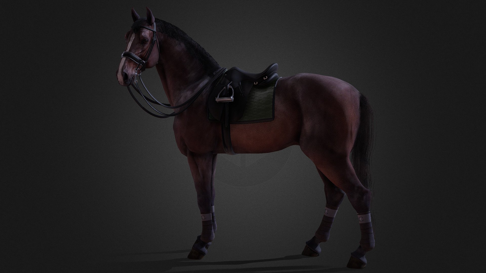 A model I made a couple of months ago.

*not game ready! Not for sale! - Dressage horse - 3D model by ArteNis 3d model