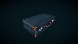 A Case of Space illusion, stars, suitcase, nebula, substance, handpainted, game, blender, gameart, substance-painter, space