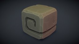 Cube World Stone Block 7