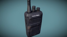Walkie Talkie vr, motorola, walkie, talkie, walkie-talkie, substance, lowpoly, substance-painter, cinema4d, radio