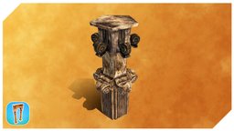 PBR Historic Pillar greek, pack, roman, game-ready, unity, unity3d, modular, environment