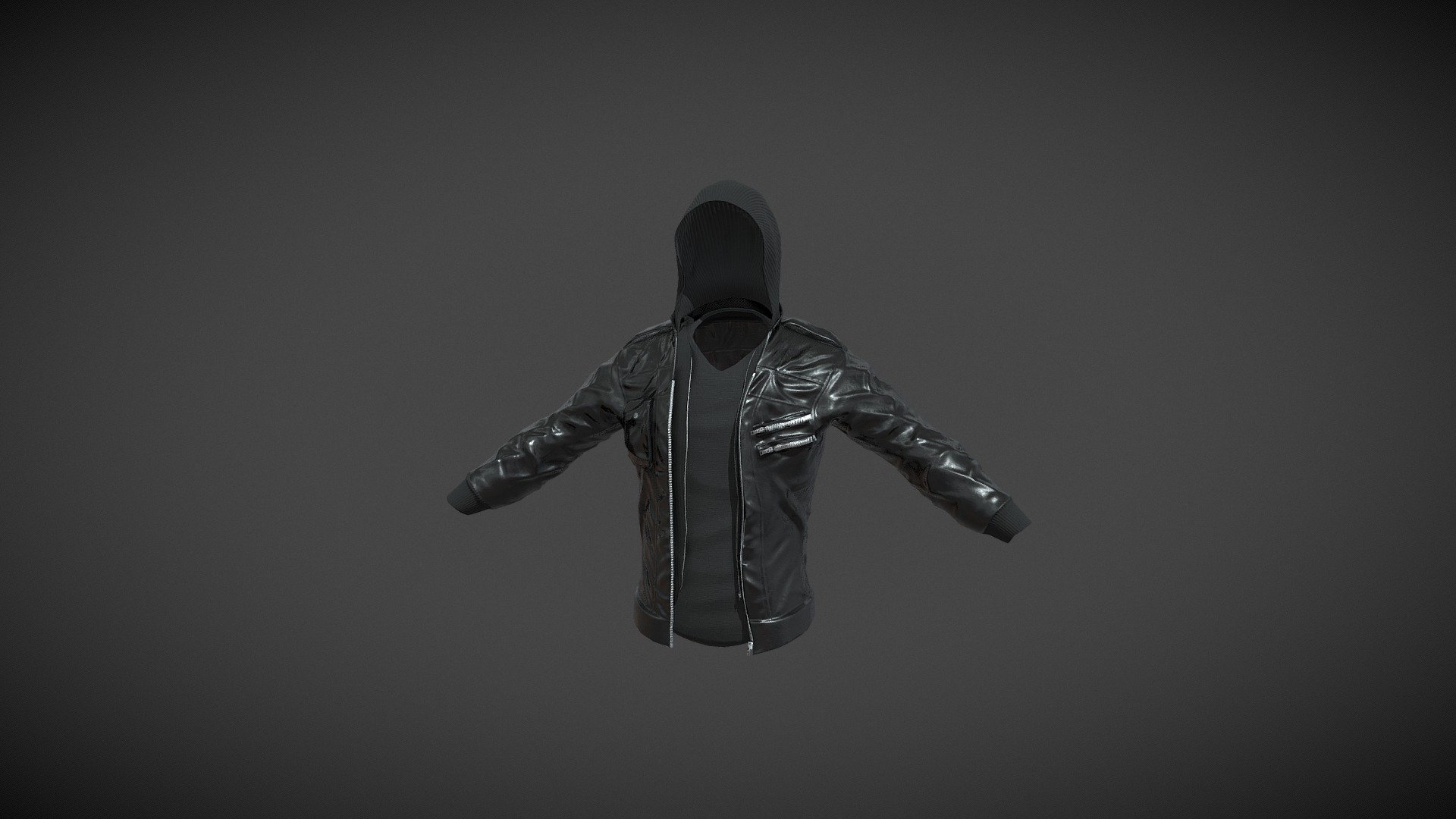 Leather_Jacket - 3D model by Abby.Ellis (@Abby.Seabolt) 3d model